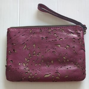 Patricia Nash Cutout Leather Purse.